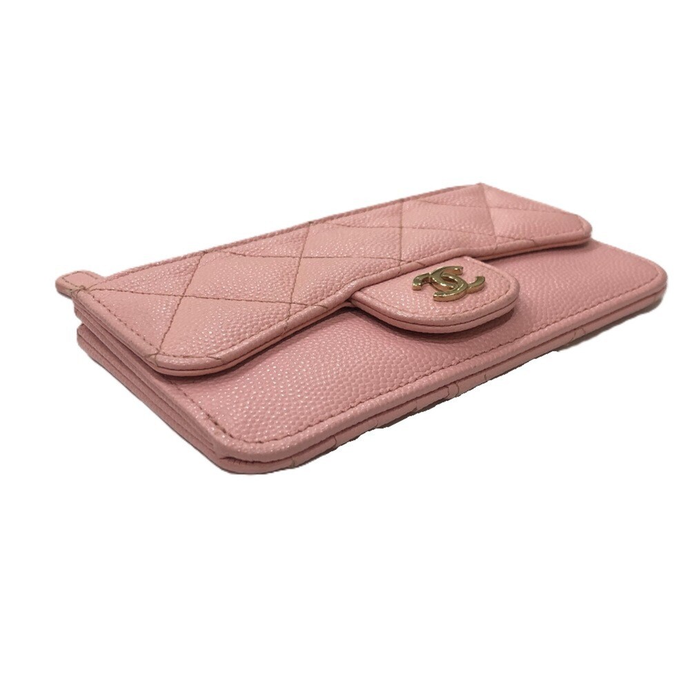 CHANEL Authentic Pink Caviar Leather Wallet - Picture 5 of 12